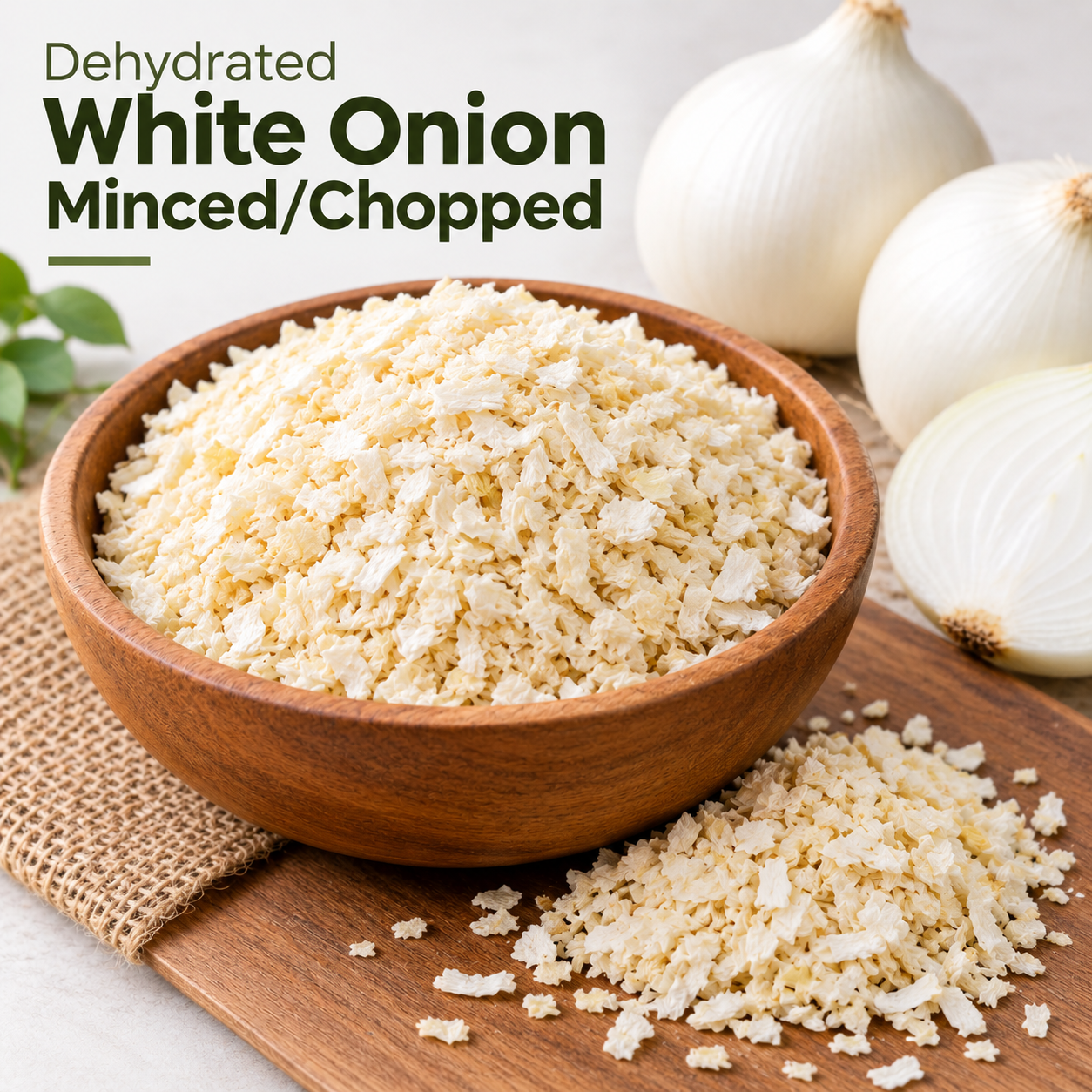 Dehydrated White Onion Chopped